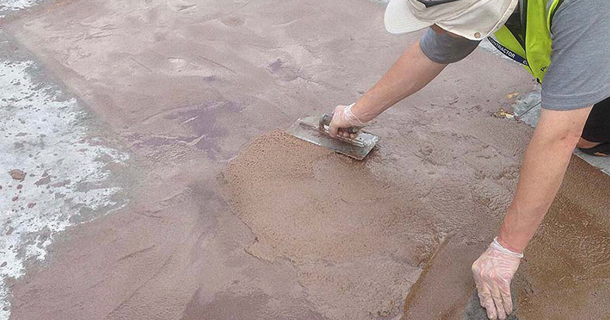 concrete floor repair