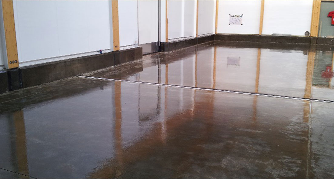 dpm primer applied to floor