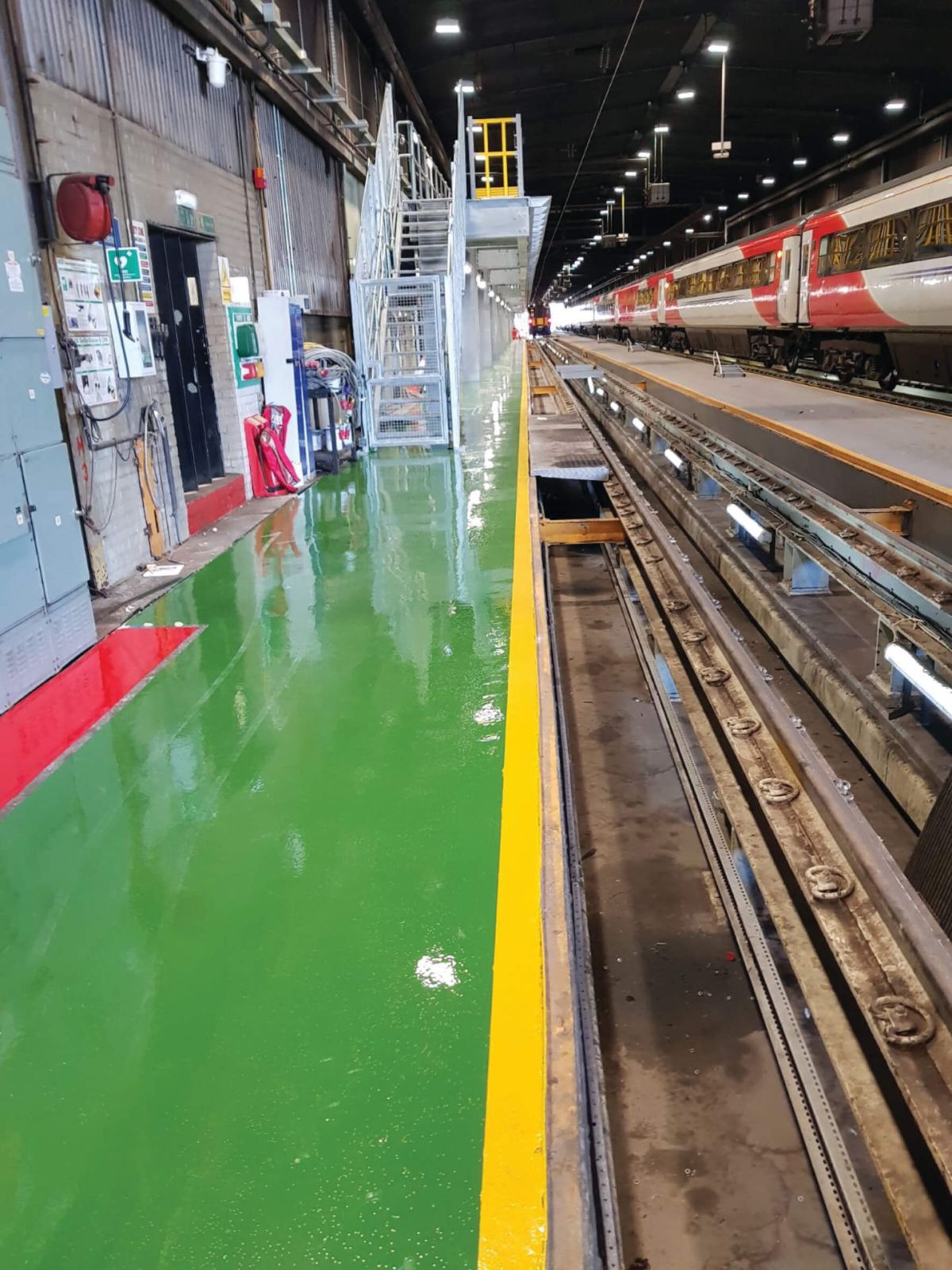 virgin rail resin flooring