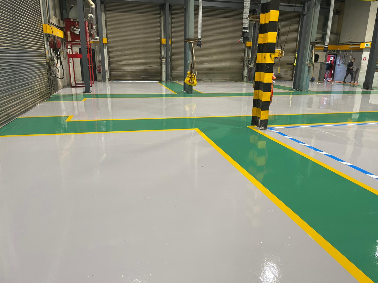 flortex professional epoxy floor paint in factory floor