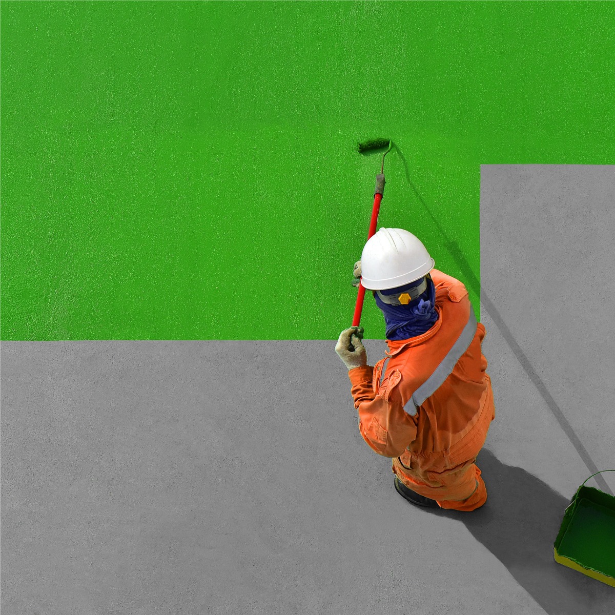 Professional epoxy floor coating